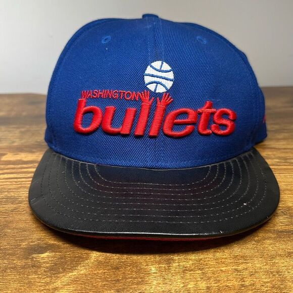Washington Bullets Wool Basketball Cap Hat New Era 9Fifty Hardwood Classics - Picture 1 of 11